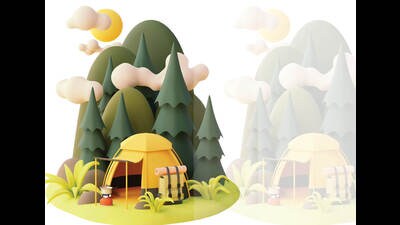 Heading to the mountains means driving up meandering roads, taking in the beautiful views, and sipping hot chocolate by a bonfire. (Shutterstock) Heading to the mountains means driving up meandering roads, taking in the beautiful views, and sipping hot chocolate by a bonfire. (Shutterstock)