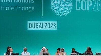 Plenary session at COP28 in Dubai. (AFP) Plenary session at COP28 in Dubai. (AFP)