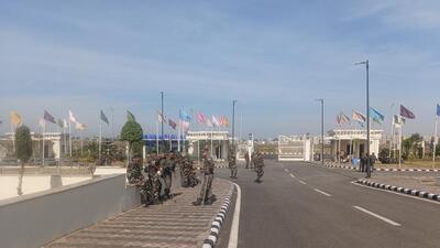 Security has been tightened around Jharkhand assembly. (HT) Security has been tightened around Jharkhand assembly. (HT)