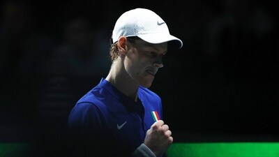Jannik Sinner has been voted as the ATP Fan's Favorite Player of the Year. (REUTERS)