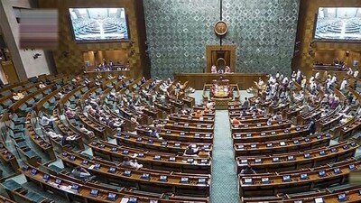 Lok Sabha: The members were accused of “utter disregard to the House and the authority of the Chair” (PTI) Lok Sabha: The members were accused of “utter disregard to the House and the authority of the Chair” (PTI)