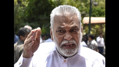 Union animal husbandry and fisheries minister Parshottam Rupala. (Sushil Kumar/HT PHOTO)