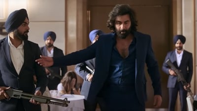 Ranbir Kapoor plays a violent character named Ranvijay Singh in Animal. Ranbir Kapoor plays a violent character named Ranvijay Singh in Animal.