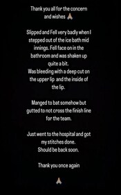 Baba Indrajith's story on Instagram (Instagram) Baba Indrajith's story on Instagram (Instagram)