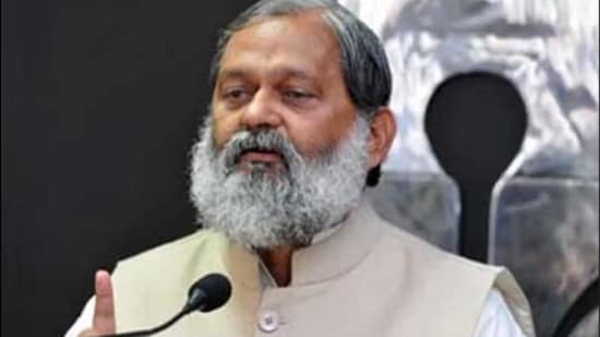 Home minister Anil Vij said Haryana to enact law to regulate immigration agents. (HT File)