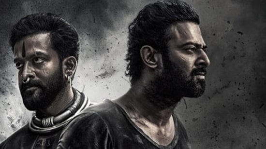 Prithviraj and Prabhas in a still from Salaar.