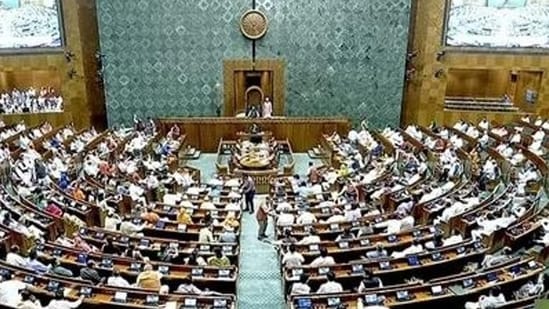 The Lower House or Lok Sabha in Parliament. (ANI) The Lower House or Lok Sabha in Parliament. (ANI)