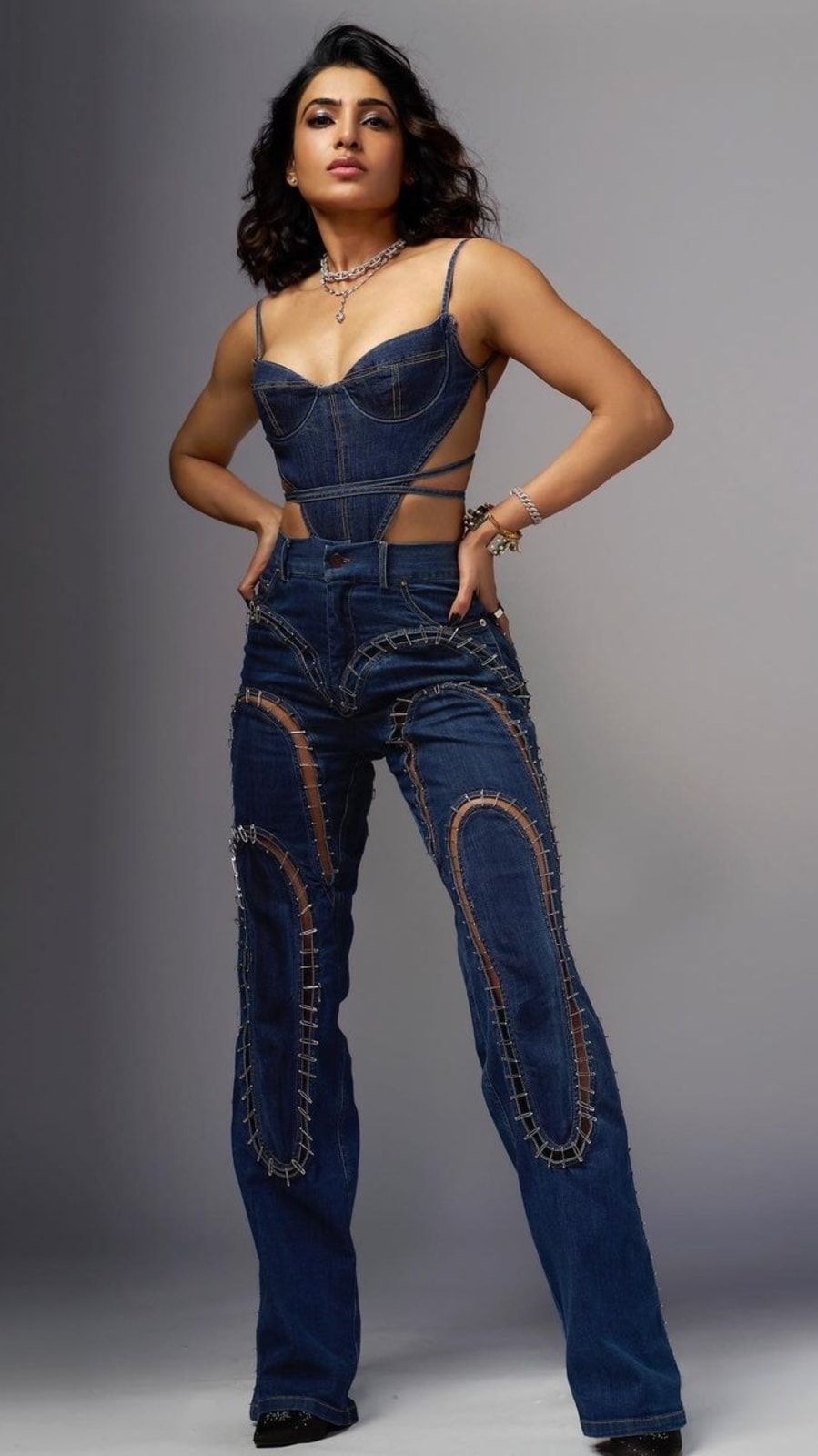 samantha denim dress Samantha