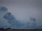 Smoke rises in Gaza, amid the ongoing conflict between Israel and the Palestinian Islamist group Hamas, 