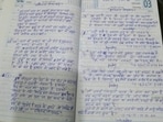 Sagar Sharma’s person diary which he started writing in 2015. 