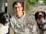 Year Ender 2023: The image shows two dogs who helped save the lives of others. Year Ender 2023: The image shows two dogs who helped save the lives of others.