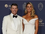 File image of David and Candice Warner.