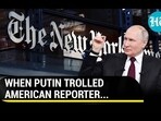 WHEN PUTIN TROLLED AMERICAN REPORTER... WHEN PUTIN TROLLED AMERICAN REPORTER...
