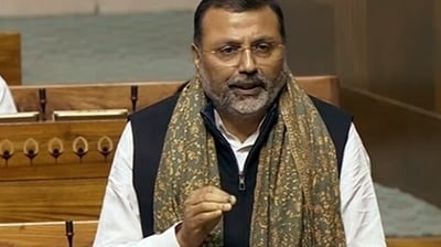 BJP MP Nishikant Dubey referred to two Parliament security breach incidents of 1974 and 1994 in the context of the Opposition's protest over the December 13 incident. (ANI) BJP MP Nishikant Dubey referred to two Parliament security breach incidents of 1974 and 1994 in the context of the Opposition's protest over the December 13 incident. (ANI)