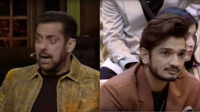 Salman Khan scolded Munawar Faruqui on Bigg Boss 17. Salman Khan scolded Munawar Faruqui on Bigg Boss 17.