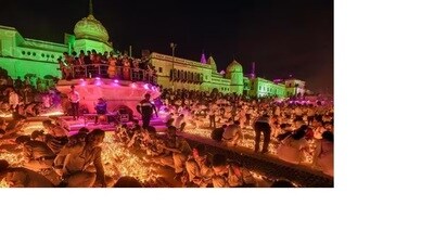 Deepotsav celebrations in Ayodhya. (PTI file)