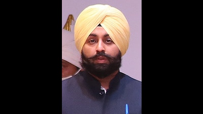 Education minister Harjot Bains (File)