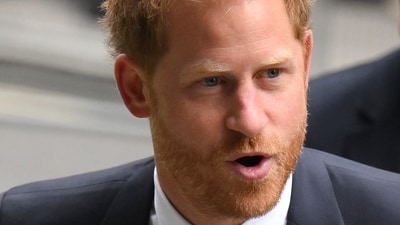 Prince Harry, Duke of Sussex, arrives to the Royal Courts of Justice, Britain's High Court in central London (AFP)