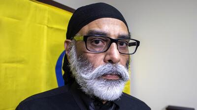 Gurpatwant Singh Pannun is an American-Canadian dual citizen who India has designated as a terrorist (AP) Gurpatwant Singh Pannun is an American-Canadian dual citizen who India has designated as a terrorist (AP)