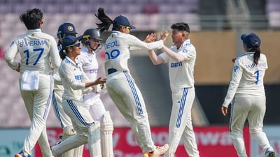 India women vs England women Live Score, one-off Test Day 2: IND W vs ENG W Live (PTI)