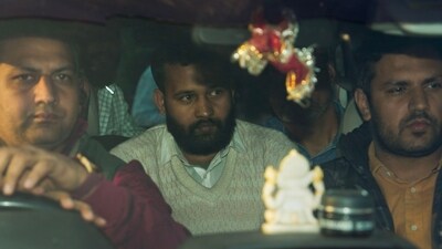 Lalit Jha managed to give the cops a slip on Wednesday as he fled the spot after the security breach incident. He was arrested on Thursday. (PTI) Lalit Jha managed to give the cops a slip on Wednesday as he fled the spot after the security breach incident. He was arrested on Thursday. (PTI)