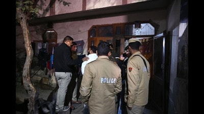 Parliament security breach: The Gurugram police and crime branch team investigation at the Sector-7 extension house where the suspects who jumped from the visitors gallery of the Lok Sabha stayed n Gurugram (HT Photo/Parveen Kumar) Parliament security breach: The Gurugram police and crime branch team investigation at the Sector-7 extension house where the suspects who jumped from the visitors gallery of the Lok Sabha stayed n Gurugram (HT Photo/Parveen Kumar)