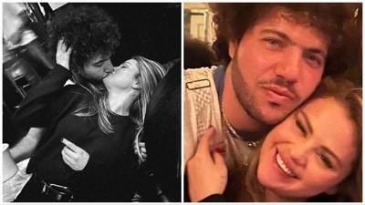 Selena Gomez shares kissing photo with Benny Blanco.