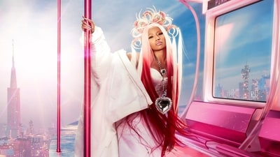 This cover image released by Money/Republic Records shows “Pink Friday 2” by Nicki Minaj, releasing Dec. 8. (Young Money/Republic Records via AP) (AP) This cover image released by Money/Republic Records shows “Pink Friday 2” by Nicki Minaj, releasing Dec. 8. (Young Money/Republic Records via AP) (AP)
