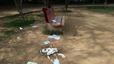 The body was found in in Satpula Park. (HT Photo) The body was found in in Satpula Park. (HT Photo)