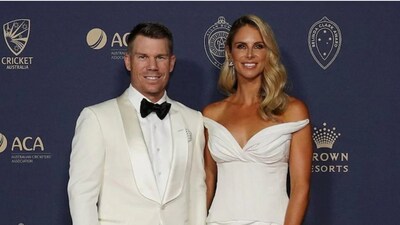 File image of David and Candice Warner. (FIle)