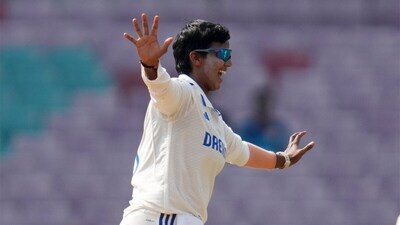 Deepti Sharma over the moon with a record-breaking spell. (BCCI) Deepti Sharma over the moon with a record-breaking spell. (BCCI)