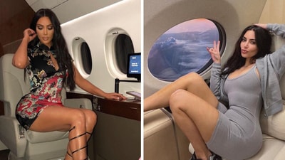 Kim Kardashian owns an aircraft worth $150m (Instagram/Kim Kardashian) Kim Kardashian owns an aircraft worth $150m (Instagram/Kim Kardashian)