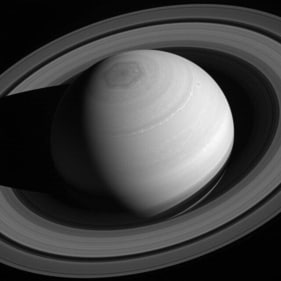NASA's grayscale image of Saturn is simply mesmerising. (Instagram/@nasa) NASA's grayscale image of Saturn is simply mesmerising. (Instagram/@nasa)