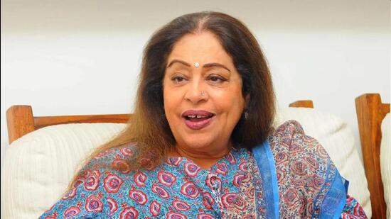 Chandigarh MP Kirron Kher written to Union home minister Amit Shah over paucity of officers in the administration. (HT File)