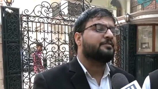 Neelam Singh's advocate Suresh Choudhary speaking about denying meeting with her on Friday. (ANI)