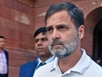 Congress MP Rahul Gandhi outside the Lok Sabha. (ANI file) Congress MP Rahul Gandhi outside the Lok Sabha. (ANI file)