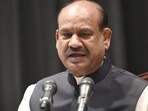 Lok Sabha Speaker Om Birla on Parliament security breach (HT Photo | Sanjeev Verma) Lok Sabha Speaker Om Birla on Parliament security breach (HT Photo | Sanjeev Verma)