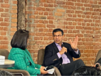 Raghuram Rajan (centre) with co-author Rohit Lamba (right) and Faye D’souza (left) Raghuram Rajan (centre) with co-author Rohit Lamba (right) and Faye D’souza (left)