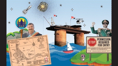 (Clockwise from bottom left) A map and stamp for the Kingdom of Elleore in Denmark. Emperor George Cruickshank of Atlantium, with his insignia. The ‘space nation’ of Asgardia is represented by a satellite about the size of a loaf of bread. Sealand consistsof a concrete platform from World War 2. Former DJ, Sultan Randy R Dub Williams, rules Slowjamastan, a land where Crocs are banned. (Clockwise from bottom left) A map and stamp for the Kingdom of Elleore in Denmark. Emperor George Cruickshank of Atlantium, with his insignia. The ‘space nation’ of Asgardia is represented by a satellite about the size of a loaf of bread. Sealand consistsof a concrete platform from World War 2. Former DJ, Sultan Randy R Dub Williams, rules Slowjamastan, a land where Crocs are banned.