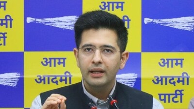 AAP leader Raghav Chadha. ((HT))