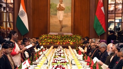 The two leaders affirmed their commitment to enhancing cooperation to combat terrorism. (Twitter/@rashtrapatibhvn) The two leaders affirmed their commitment to enhancing cooperation to combat terrorism. (Twitter/@rashtrapatibhvn)