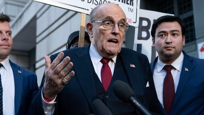 A jury awarded $148 million in damages on Friday to two former Georgia election workers who sued Rudy Giuliani for defamation over lies he spread about them in 2020 that upended their lives with racist threats and harassment. AP/PTI (AP) A jury awarded $148 million in damages on Friday to two former Georgia election workers who sued Rudy Giuliani for defamation over lies he spread about them in 2020 that upended their lives with racist threats and harassment. AP/PTI (AP)