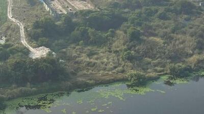 As Pune is experiencing huge construction activity across the district, several developers throw construction waste i.e. debris at various places including the riverbed. (HT PHOTO) As Pune is experiencing huge construction activity across the district, several developers throw construction waste i.e. debris at various places including the riverbed. (HT PHOTO)