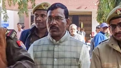 BJP MLA Ramdular Gond after his conviction for raping a girl in Sonbhadra on Friday. (PTI) BJP MLA Ramdular Gond after his conviction for raping a girl in Sonbhadra on Friday. (PTI)