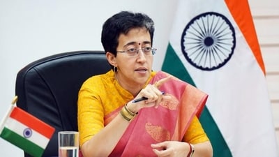 Delhi PWD minister Atishi (ANI photo) Delhi PWD minister Atishi (ANI photo)