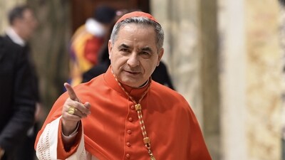 Cardinal, Giovanni Angelo Becciu from Italy. (AFP) Cardinal, Giovanni Angelo Becciu from Italy. (AFP)