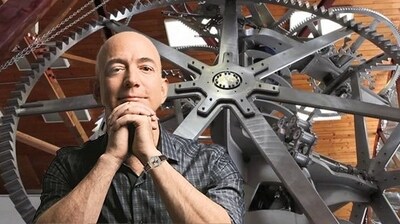 Billionaire and Amazon founder Jeff Bezos has invested $42 million in the construction of a clock that will tell time for 10,000 years. (X(formerly Twitter)) Billionaire and Amazon founder Jeff Bezos has invested $42 million in the construction of a clock that will tell time for 10,000 years. (X(formerly Twitter))