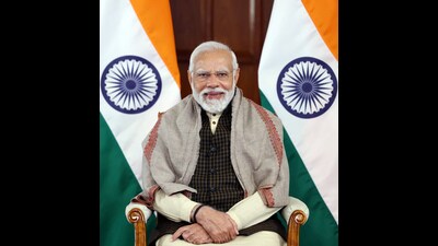 Prime Minister Narendra Modi addresses the beneficiaries of 'Viksit Bharat Sankalp Yatra' via video conferencing, in New Delhi. (ANI) Prime Minister Narendra Modi addresses the beneficiaries of 'Viksit Bharat Sankalp Yatra' via video conferencing, in New Delhi. (ANI)