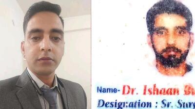 Sayed Ishaan Bukhari alias Ishaan Bukhari aka Dr Ishaan Bukhari from Kupwara in Kashmir was arrested by Special Task Force of state CID from Neulpur area in Jajpur district on Saturday (HT Photo/Sourced) Sayed Ishaan Bukhari alias Ishaan Bukhari aka Dr Ishaan Bukhari from Kupwara in Kashmir was arrested by Special Task Force of state CID from Neulpur area in Jajpur district on Saturday (HT Photo/Sourced)