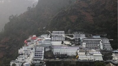The Jammu and Kashmir Police on Saturday reviewed the security at the cave shrine of Mata Vaishnodevi and of the route leading to the temple complex (File photo)